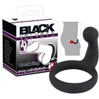 Black Velvet Silikone Penisring med Mellemkøds Stimulator - funtoys.dk