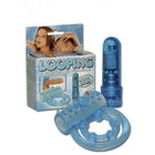 Blue ring - penisring i blå med vibrator - funtoys.dk