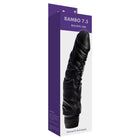 Kinx Rambo 7 - Realistisk Sort Dildo Vibrator - funtoys.dk