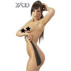 Læder pisk med latexhåndtag - funtoys.dk