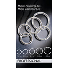 Metal Penisringe - Sæt Med 5 - funtoys.dk