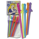 Multicolor Dildo Sugerør - funtoys.dk