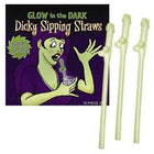 Selvlysende Sugerør formet som Dildoer - funtoys.dk