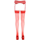 Sexet Hofteholder Sæt I Rød Med Bundløse Trusser - funtoys.dk