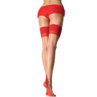Selv-siddende Strømper med rød kant - funtoys.dk