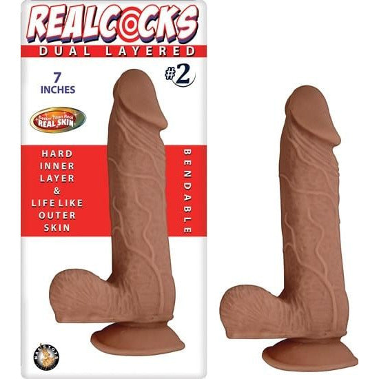 REALCOCKS #2 - Realistisk LATINO Dildo Med Pung - funtoys.dk