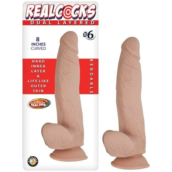 REALCOCKS #6 - Realistisk Dildo Med Danmarks Mest Naturlige Hud - funtoys.dk