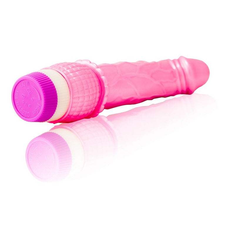 Waves of Pleasure Fantasy Dildo Vibrator - 25 cm - funtoys.dk