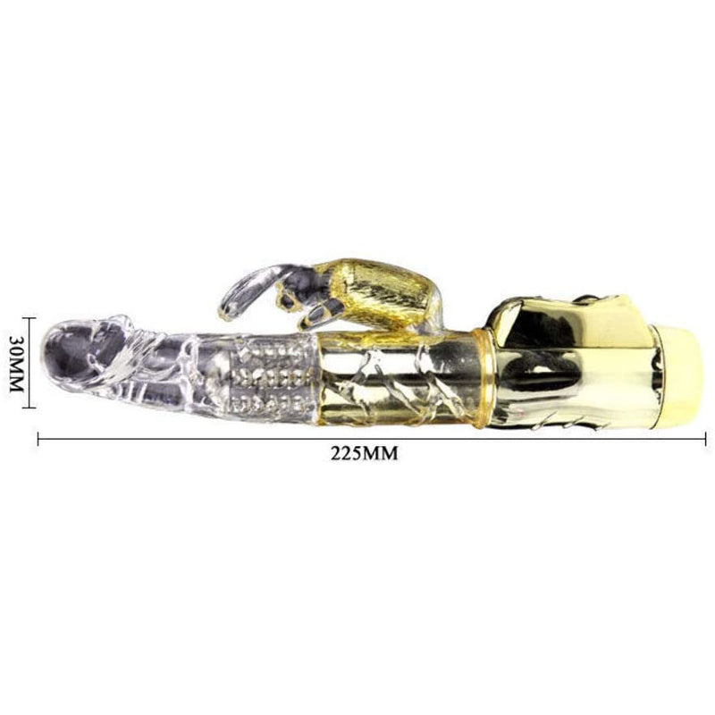 Gold Lover Rabbit Vibrator - funtoys.dk