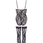 Sexet Catsuit med Selvsiddende Strømper - funtoys.dk