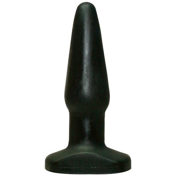 Anal Buttplug Med Sugekop - Sort - funtoys.dk