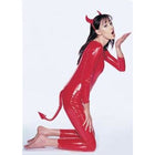 Diablo Catsuit i rødt vinyl - funtoys.dk