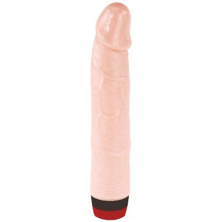 Cyberskin Dildo Vibrator - 21,5 cm - funtoys.dk