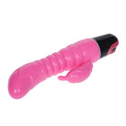 Pink Delfin Vibrator - 22.5 cm - funtoys.dk