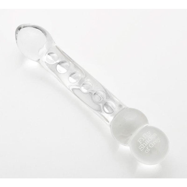 Drive me Crazy Fifty Shades of Grey Glas Dildo - funtoys.dk