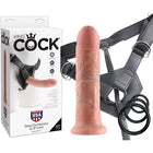 King Cock Strap-on Dildo med Harness - 20,6cm - funtoys.dk