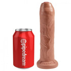 King Cock Uncut Realistisk Dildo Med Forhud 18 cm - funtoys.dk