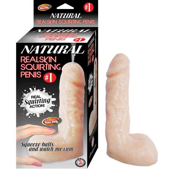 NASSTOYS NATURAL REALSKIN SQUIRTING PENIS #1 - funtoys.dk