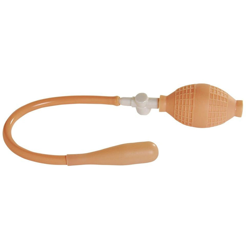Oppustelig Hudfarvet Anal Plug - SPAR 55% - funtoys.dk