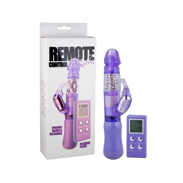 Oscilate Cycle Rabbit Vibrator med Remote control - funtoys.dk