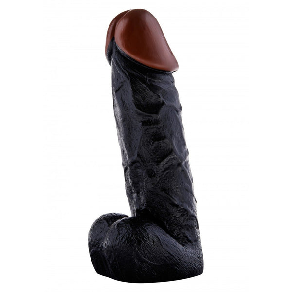 Prince Of Namibia Stor Dildo Sort - 20 cm - funtoys.dk