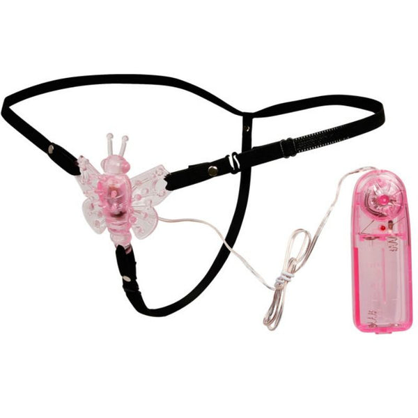 Butterfly Vibrator - Sommerfugl med Harness - funtoys.dk