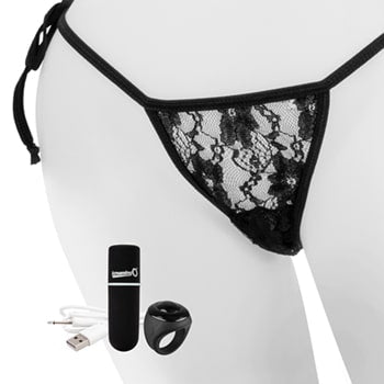 Trusse Med Vibrator Og Fjernbetjening - funtoys.dk