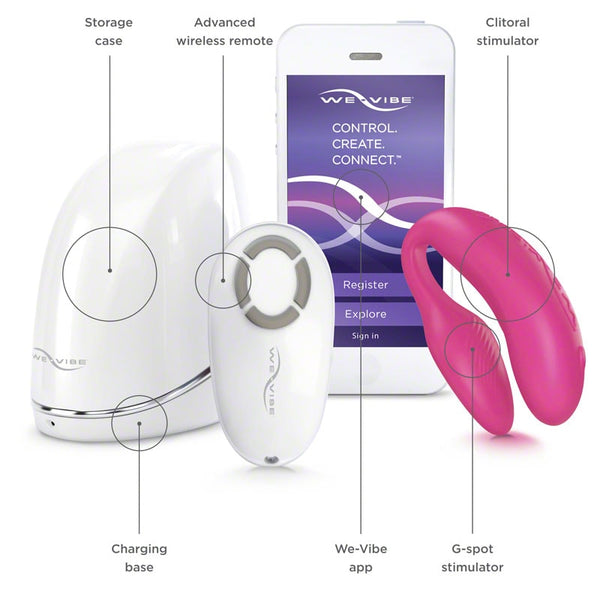 We-Vibe 4 plus - VERDENS BEDSTE PAR VIBRATOR - funtoys.dk